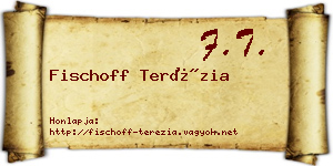 Fischoff Terézia névjegykártya